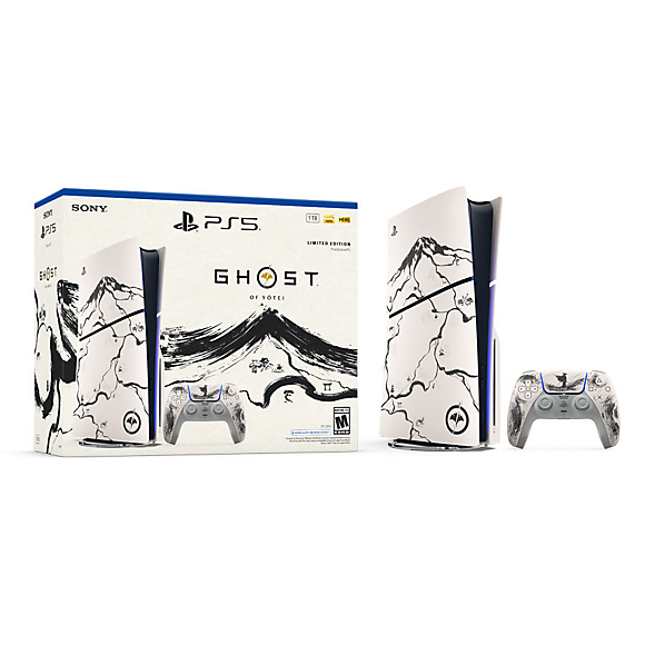 PlayStation®5 Console - Ghost of Yotei™ Black Limited Edition Bundle (model group - slim)